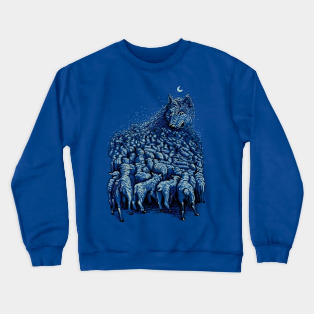 Journey to the Wolf Mountain Crewneck Sweatshirt by uwanlibner